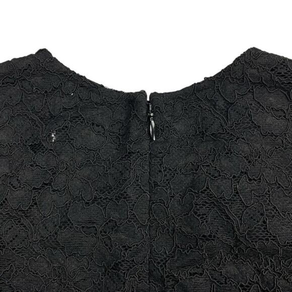 BABATON Aritzia Koen Lace Crop Top Sz 0 Black - Picture 8 of 8